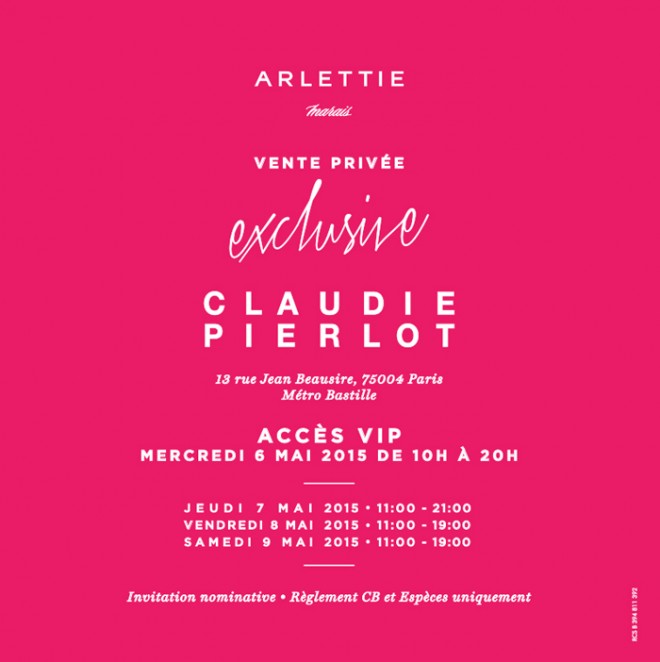 vente-presse-claudie-pierlot-mai-2015