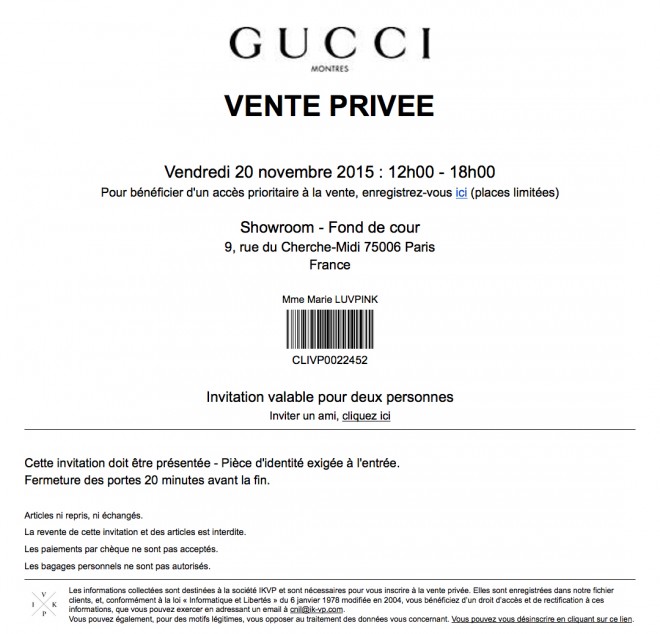vente gucci