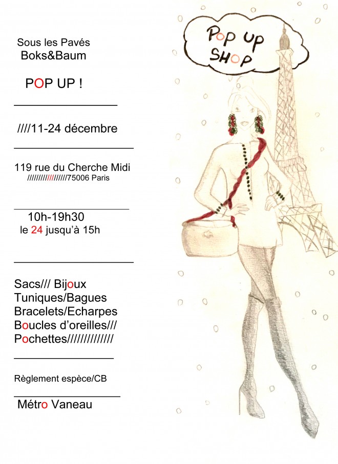 Sous les Pavs pop up