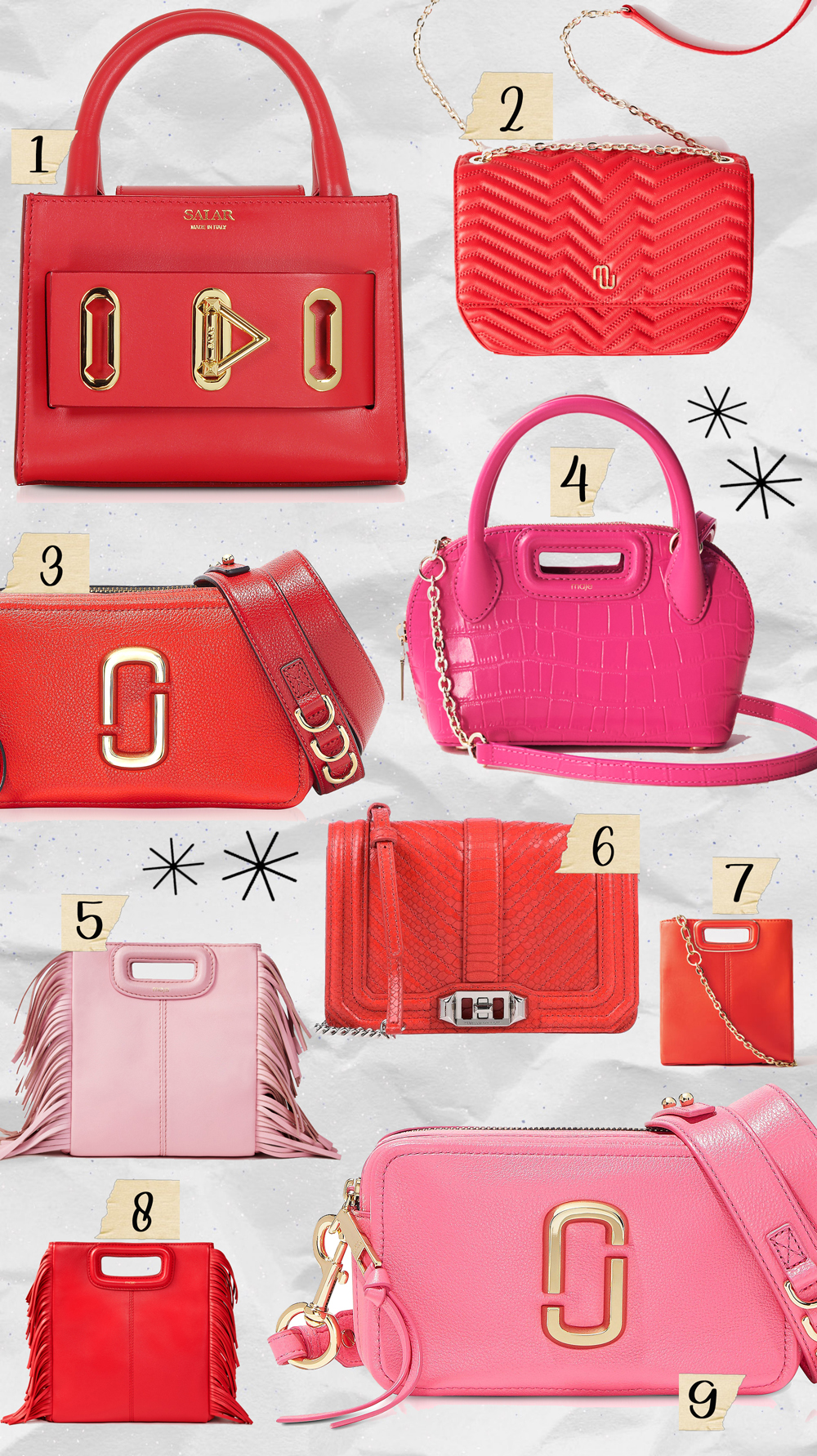 sac-cuir-abordables-rouge-rose